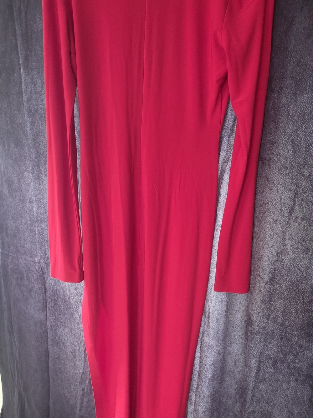 Norma Kamali Long Sleeve Hot Pink Bodycon Dress
